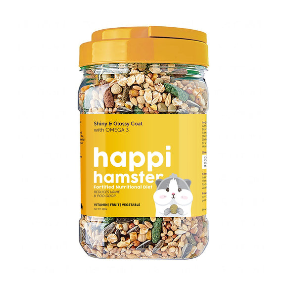 Happi Hamster Shiny & Glossy Coat (600g)