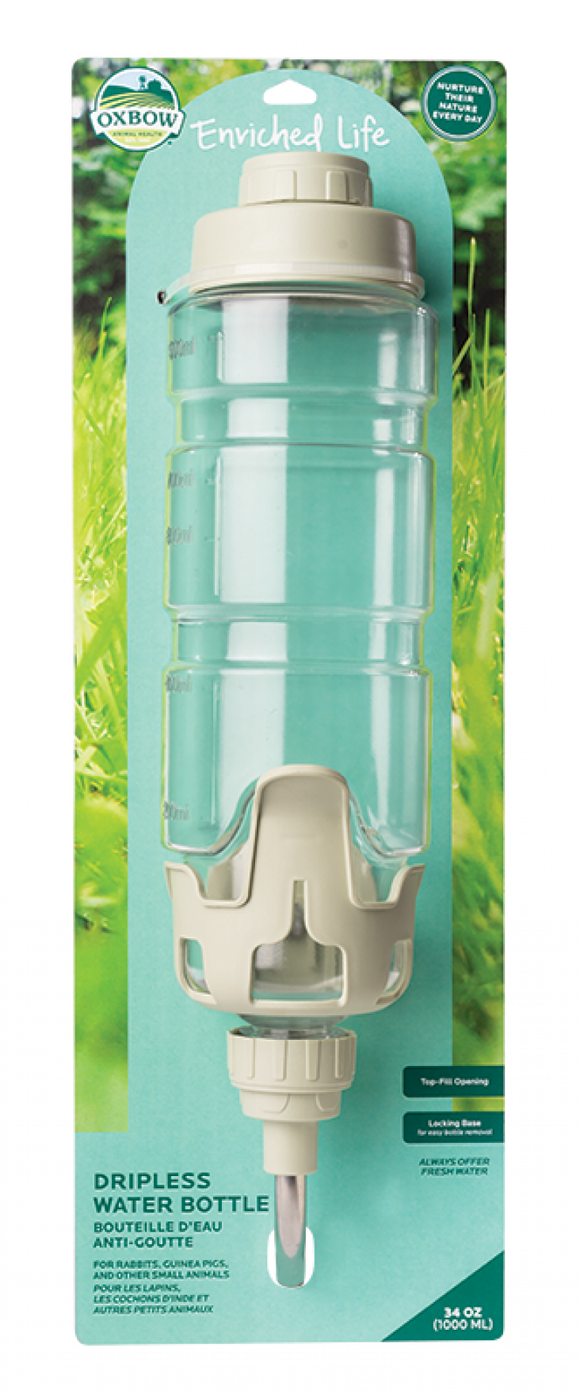 Oxbow Enriched Life Dripless Water Bottle (34oz)