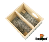 Rodipet +GRANiT House BURQiN for Pet Rodents (16.5x18x9cm)