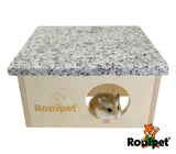 Rodipet +GRANiT House BURQiN for Pet Rodents (16.5x18x9cm)