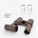 Niteangel Purple Sand Ceramic Tunnel Small (14.5cm Length x 5.8cm Internal Diameter)