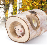 Niteangel Natural Birch Trunk Hideout Medium (11x11x16.5cm)