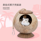 Niteangel Coconut Shell Hideout Hanging (13x13x14cm)