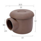 Niteangel Purple Sand Ceramic Tower Hideout (12.5x12.5x12cm)