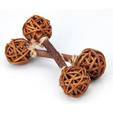 Marukan Pear Tree Twig Dumbell (2pcs)
