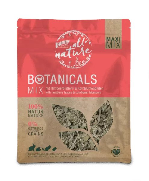 Bunny Nature Botanicals Maxi Mix Raspberry Leaves & Cornflower Blossoms (400g)