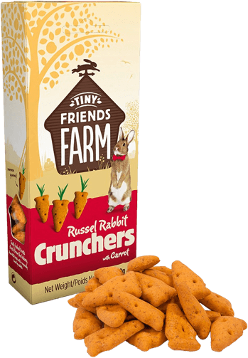 Supreme Tiny Friends Farm Russel Rabbit Crunchers With Carrot (120g)