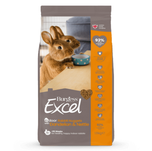 Burgess Excel Indoor Rabbit Nuggets with Dandelion & Nettle (1.5kg)