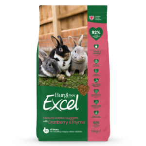 Burgess Excel Mature Rabbits Nuggets With Cranberry & Thyme (1.5kg)