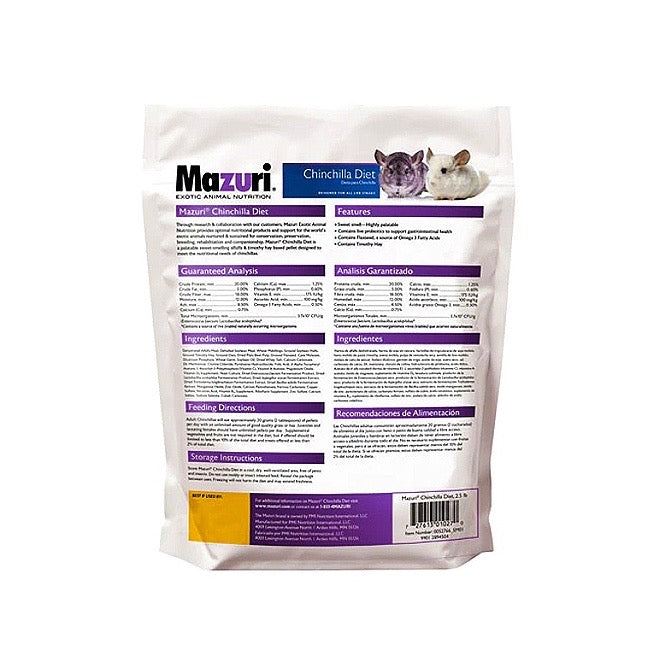 Mazuri Chinchilla Diet 1.13kg eCottage