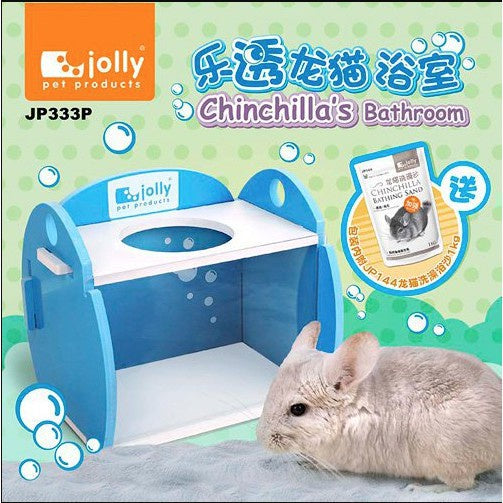 Jolly chinchilla's  Bath house