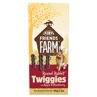 Supreme Tiny Friends Farm Russel Rabbit Twiggies with Apple & Blackberry (100g)