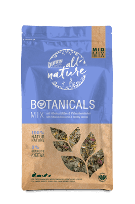 Bunny Nature Botanicals Mid Mix Hibiscus Blossoms & Parsley Stems (150g)