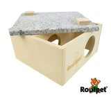 Rodipet +GRANiT House BURQiN for Pet Rodents (16.5x18x9cm)
