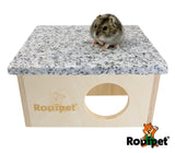 Rodipet +GRANiT House BURQiN for Pet Rodents (16.5x18x9cm)