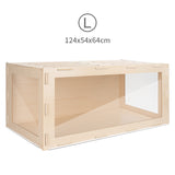 Niteangel Cage Top Open Wooden Color Large (124X54X64cm)