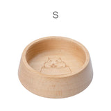 Niteangel Wooden Treat Bowl Broad Base Small (ø8x2.4cm)