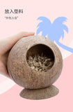 Niteangel Coconut Shell Hideout Standing (13x13x13cm)