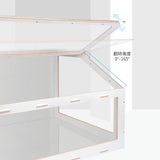 Niteangel Cage Oblique Opening Wooden Color Medium (100X55X55cm)