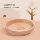 Niteangel Wooden Treat Bowl Broad Base Large (ø9x2.8cm)