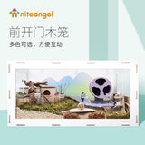 Niteangel Cage Front Opening White Color Medium (104X54X54cm)
