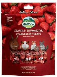 Oxbow Simple Rewards Strawberry Treats (0.5oz)
