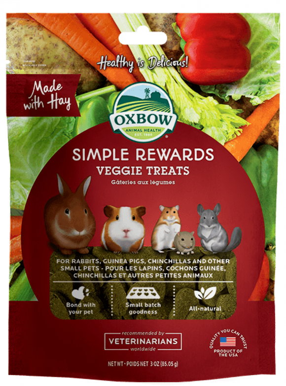 Oxbow Simple Rewards Veggie Treats (3oz)