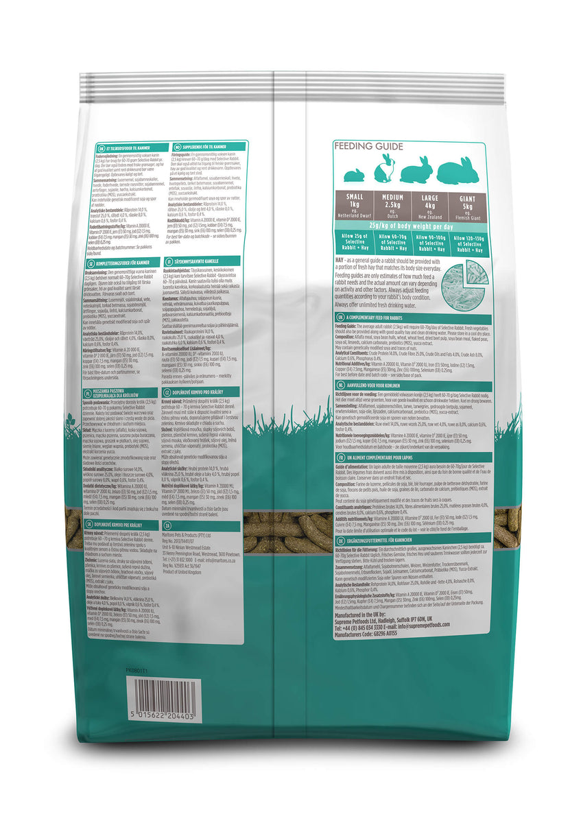 Supreme Science Selective Adult Rabbit Food (1.8kg) – eCottage.sg