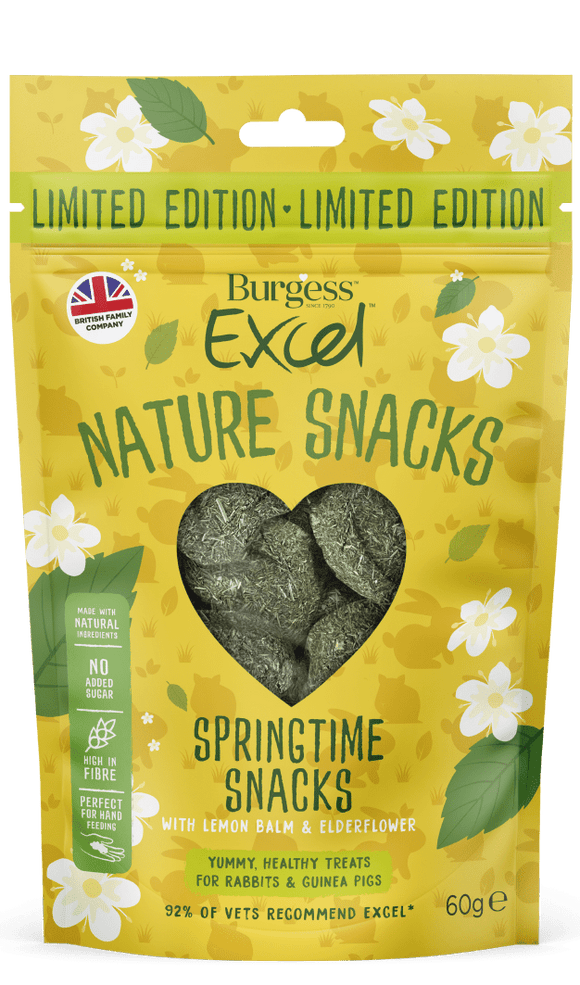 Burgess Excel Nature Snacks Springtime Snacks (60g)