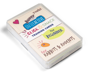 Bunny Nature Interactive Click & Snack Training Cards