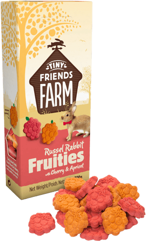 Supreme Tiny Friends Farm Russel Rabbit Fruities With Cherry & Apricot (120g)